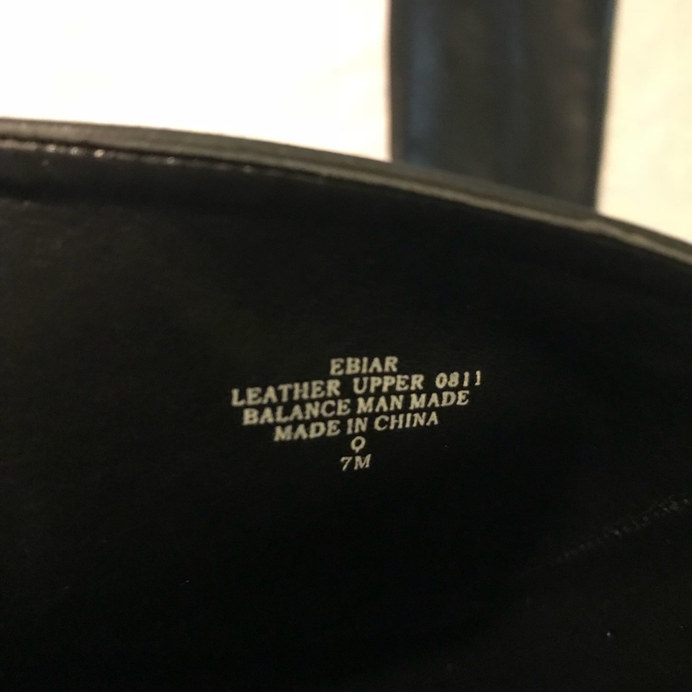 Nine West black leather boots - Picture 5 of 6